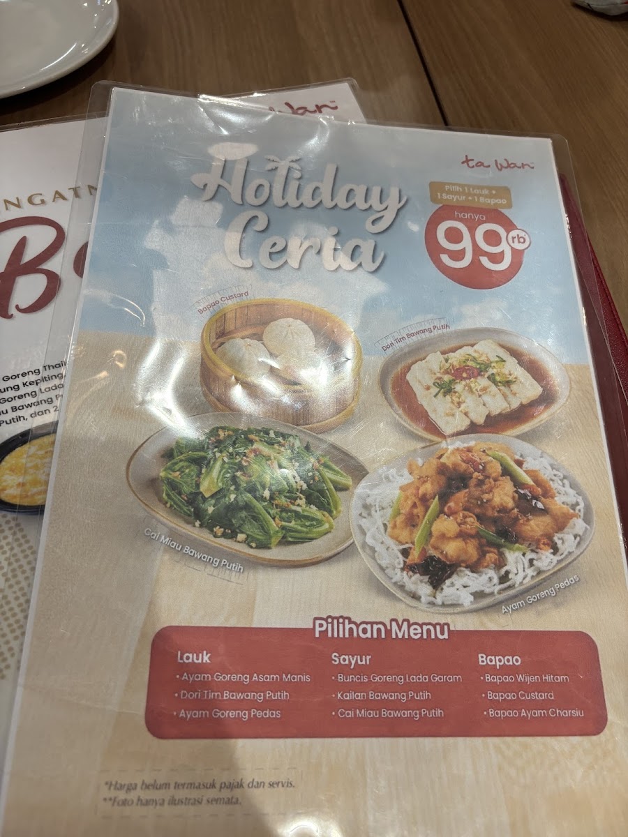 Menu Ta Wan The Park-7